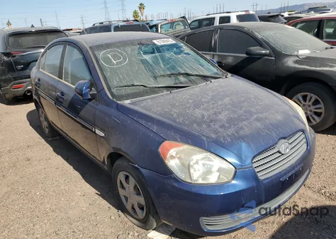 2007 Hyundai Accent Gls from USA, damaged, VIN KMHCN46C37U159794